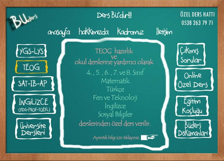 Boaziili retmenlerden zel Ders